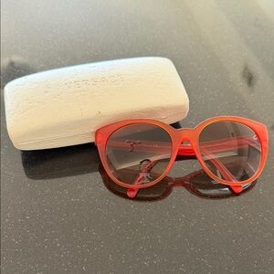Versace Bold Orange Red Women's Sunglasses